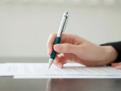 подача заявления
